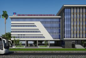 Tổng Công ty Khoáng sản Xây dựng Dầu khí Nghệ An thi công hạng mục đổ tầng 5 dự án xây dựng tòa nhà trụ sở làm việc và văn phòng cho thuê